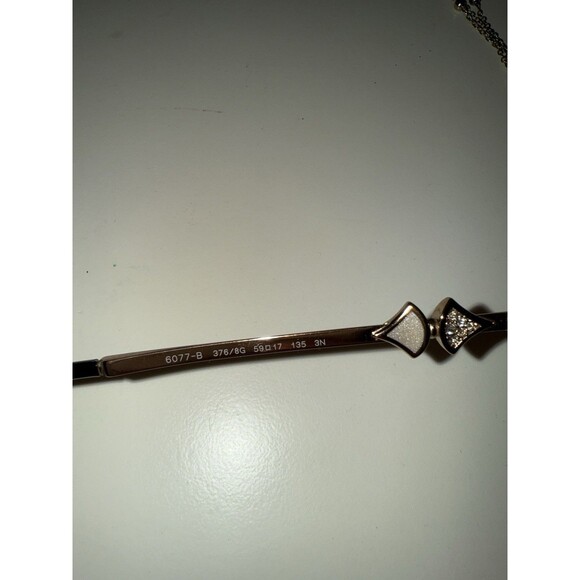 Rare BVLGARI 6077B Sunglasses in color 3768G With Case & Cloth - Picture 2 of 8